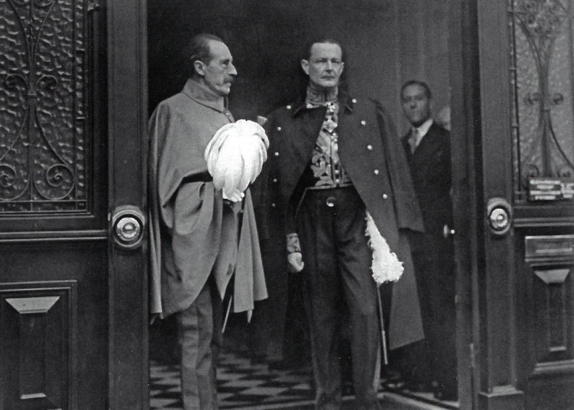Złożenie listów królowi Wielkiej Brytanii (1934)